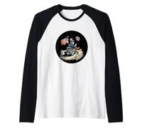 Patriotic Moon Vehicle with US President Raglan Baseball Tee