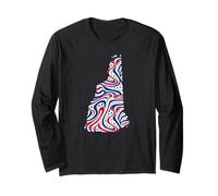 Patriotic New Hampshire USA Flag America for Men Women Adult Long Sleeve T-Shirt