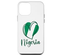 Patriotic Nigeria Heart Graphic Nigerian Flag Kids Girls Case for iPhone 12 mini