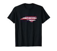 Patriotic North Carolina USA Flag America Men Women Adults T-Shirt