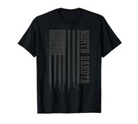 Patriotic North Dakota USA Flag Classic North Dakota T-Shirt