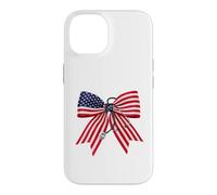 Patriotic Nurse Bow Stethoscope American Flag 4th July Case for iPhone 14