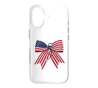 Patriotic Nurse Bow Stethoscope American Flag 4th July Case for iPhone 17