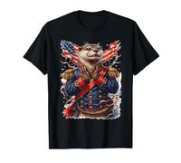 Patriotic Otter General in War Uniform July 4th T-Shirt