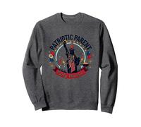 Patriotic Parent, Party Planner Sweatshirt, Adult Unisex, Dark Heather Grey, M