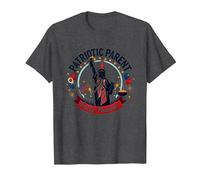 Patriotic Parent, Party Planner T-Shirt, Men, Dark Heather Grey, M