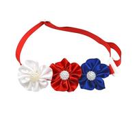 Patriotic Pet Bow Tie For Dogs And Cats USA Flag Themed Dog Bow Tie Cat Bow Tie With Red White And Blue Design Durable Polyester Pet Accessories For Independence Day RmG392 (Blue, 25-37cm)