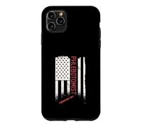 Patriotic Phlebotomist American Flag A Phlebotomy Technician Case for iPhone 11 Pro Max