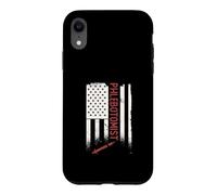 Patriotic Phlebotomist American Flag A Phlebotomy Technician Case for iPhone XR