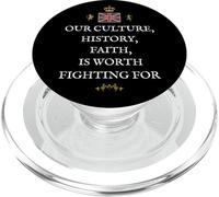 PATRIOTIC PROUD GREAT BRITAIN BRITISH PRIDE HISTORY SAVING PopSockets PopGrip for MagSafe
