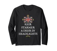 Patriotic Proud Great Britain Pride British Deer Headlights Long Sleeve T-Shirt