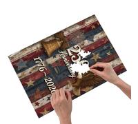 Patriotic Puzzles - Challenging US Anniversaries Puzzles,History Anniversaries Jigsaw,for Home Living Room Bedroom Office 4th of July Memorial Day Veterans Day