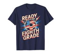 Patriotic Ready to KICK-Off Eighth Grade Crush Soccer Goals T-Shirt