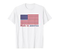 Patriotic Red White Blue Stars and Stripes Flag Value Graphic T-Shirt