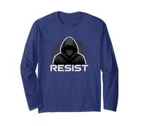 Patriotic Resist Rights Influence Squad Humanity Joke Long Sleeve T-Shirt