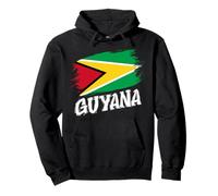 Patriotic Retro Guyanese Flag Guyana Pullover Hoodie