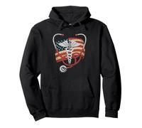 Patriotic Rn Nurse Uncle Sam Hat Female Fourth July Funny Pullover Hoodie