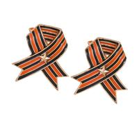 Patriotic Russia Flag Brooch Jewelry Sturdy Kirsite Lapel Pin Featuring Bright Colors and Lightweight Design Patriotic Coating Badge