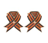 Patriotic Russia Flag Brooch Jewelry Sturdy Kirsite Lapel Pin Featuring Bright Colors and Lightweight Design Russia Themed Jewelry