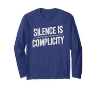 Patriotic Silence is Complicity Freedom Educate Campaign Long Sleeve T-Shirt