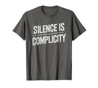 Patriotic Silence is Complicity Freedom Educate Campaign T-Shirt