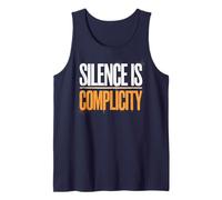 Patriotic Silence is Complicity Humanity Reform Crew Tank Top