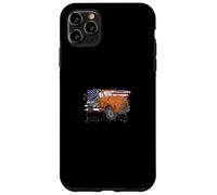 Patriotic Skulls American Flag Tow Truck Drivers Case for iPhone 11 Pro Max