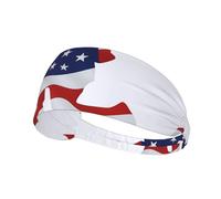 Patriotic Soldier Silhouette Printing Double-Sided,Unisex Elastic Sports Headband,Ideal As A Gift For Sports-Loving Friends,Family