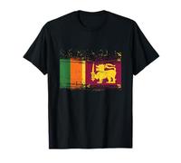 Patriotic Sri Lanka National Sri Lanka Flag Rooted Heritage T-Shirt