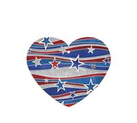 Patriotic Stars Independence Day Printing 10 Pieces Air Freshener Car Hanging Cards Air Freshener Sheets With Rope For Cars Home