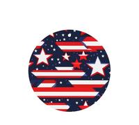 Patriotic Stars Strips Independence Day Print Printing 10 Pcs Air Freshener Cards,Car Scented Hanging Sheets Air Freshener Set For Car Decoration
