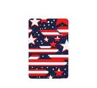Patriotic Stars Strips Independence Day Print Printing 10 Pcs Air Freshener Cards,Car Scented Hanging Sheets Air Freshener Set For Car Decoration