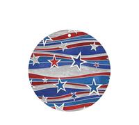 Patriotic Stars Strips Independence Day Printing 10 Pcs Air Freshener Cards,Car Scented Hanging Sheets Air Freshener Set For Car Decoration