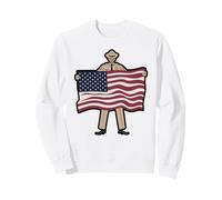 Patriotic State Trooper Silhouette Design Sweatshirt