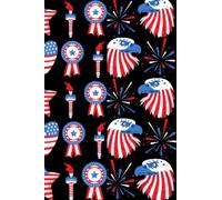 Patriotic Themed American Flag Notebook Journal: America USA Flag Design on a College Composition Notebook ,Red White Blue Theme| College Ruled ... Teens,Back to School for Boys Girls Children