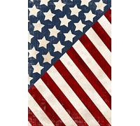 Patriotic Themed American Flag Notebook Journal: Vintage Distressed American Flag Design, 2020 Election Volunteer Organizer Gifts