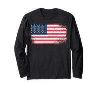 Patriotic US American Flag - USA Long Sleeve T-Shirt