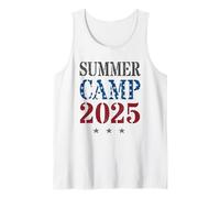 Patriotic US SUMMER CAMP 2025 Host Team Director Counselor Tank Top