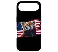 Patriotic USA American Flag 4th July Red Panda Lover Case for iPhone Air