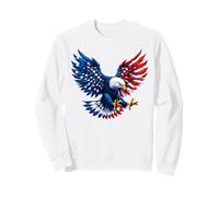 Patriotic USA American Flag Eagle Fourth of July Sweatshirt