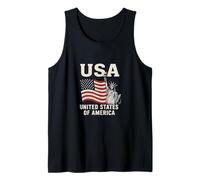 Patriotic USA - American Flag Tank Top
