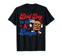 Patriotic USA Grilling Bad Day to Be A Burger 4th July BBQ T-Shirt