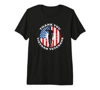 Patriotic Veteran US Flag - Thank You Vietnam Veterans Premium T-Shirt