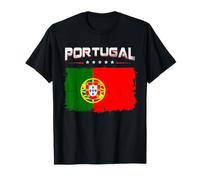 Patriotic Vintage Portuguese Flag Portugal T-Shirt