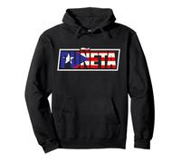 Patriotic Vintage Puerto Rico Puneta Flag Pullover Hoodie