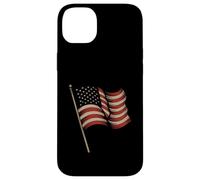 Patriotic Waving American Flag United States July 4 Freedom Case for iPhone 14 Plus