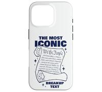 Patriotic We The People Breakup Text Design Case for iPhone 16 Pro