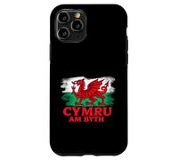 Patriotic Welsh Flag Design "Cymru Am Byth" Wales Flag Case for iPhone 11 Pro