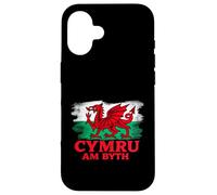 Patriotic Welsh Flag Design "Cymru Am Byth" Wales Flag Case for iPhone 16