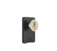 Patriotic Wolf Freedom Rock On American Flag USA PopSockets PopWallet for MagSafe